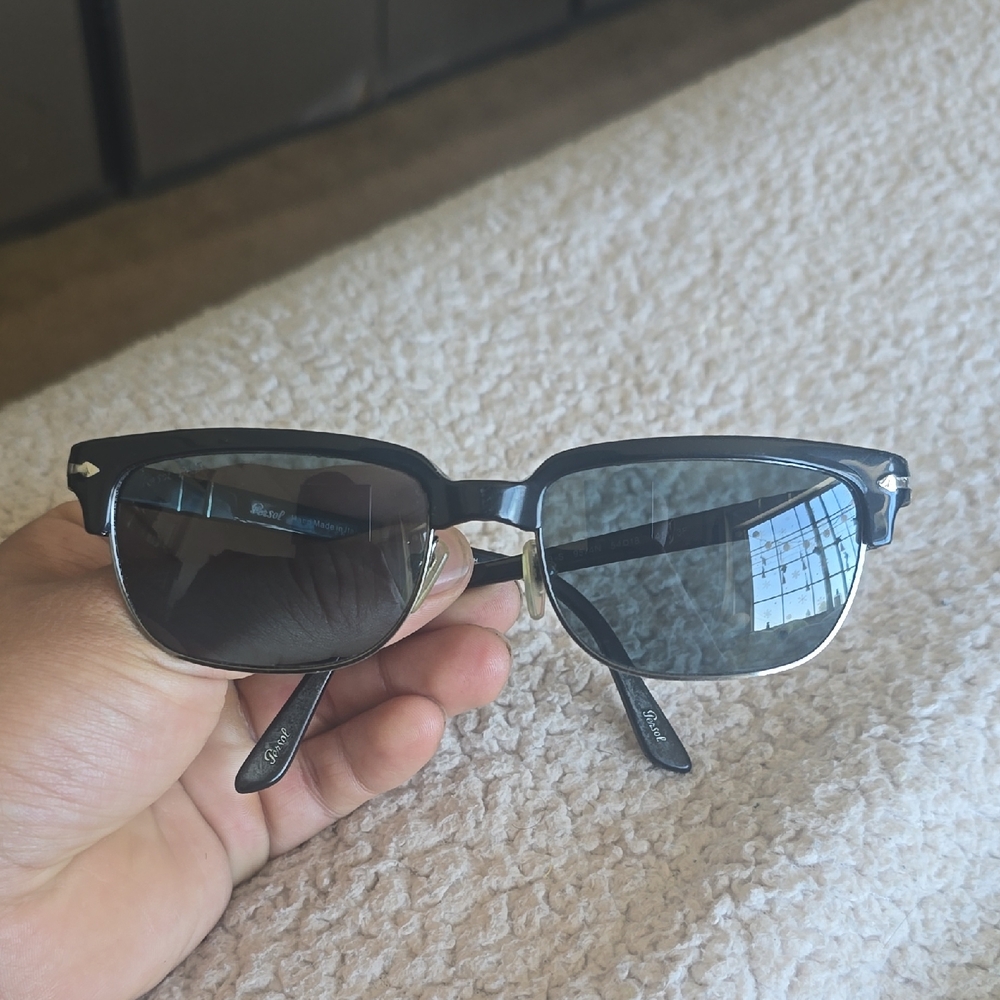 Persol Black Polarized Sunglasses